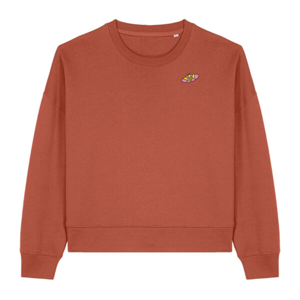 Moth Embroidery / Geborduurd Women Thumbnail