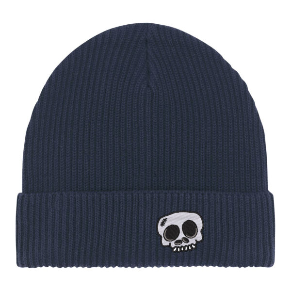 Skull Fisherman Beanie Embroidery / Geborduurd Thumbnail