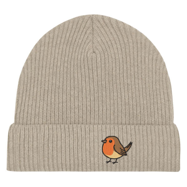 Robin Fisherman Beanie Embroidery / Geborduurd  Thumbnail