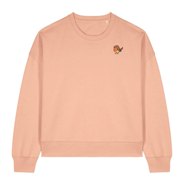 Robin Embroidery / Geborduurd Women Thumbnail